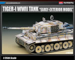 Tiger-I WWII Tank Early-Exterior Model 1:35 academy AC13264