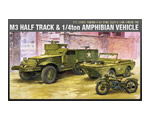 M3 Half Track - 1/4ton Amphibian Vehicle 1:72 academy AC13408
