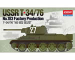 USSR T-34/76 No.183 Factory Production 1:35 academy AC13505