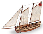 HMS Endeavour's Captain longboat 1:50 artesanialatina AL19015