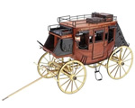 Stagecoach 1848 1:10 Deluxe Wooden and Metal Model Kit artesanialatina AL20340