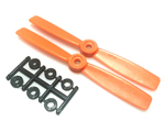HQProp 3D 5x4.5 CCW Orange (pack of 2) bizmodel HQP010605454