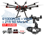 Combo Octacottero Spreading Wings S1000 Plus + Wookong-M + Z15 5D (Mark III) dji DJI8237