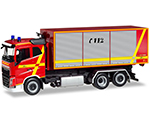 Volvo FH FD container Pompieri 1:87 herpa HE094023