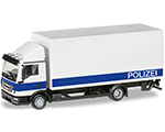 MAN TGL box truck with liftgate Brandenburg Police Department/Logistic 1:87 herpa HE094504