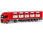 Iveco Stralis Hi-Way XP refrigerated box Trailer Nutella/Spedition Michel 1:87 herpa HE310031
