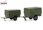 Trailer M101 and M105 1:87 herpa HE742153