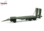 Low bed trailer German Federal Armed Forces 1:87 herpa HE742412