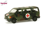 VW T4 bus san camouflaged 1:87 herpa HE742887
