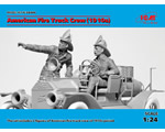 American Fire Truck Crew 1910s (2 figures)  1:24 icm ICM24006