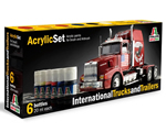 International Trucks and Trailers (6 pz x 20 ml) italeri ITA435AP