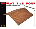 Flat Tile Roof 1:35 miniart MNA35518