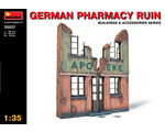 German Pharmacy Ruin 1:35 miniart MNA35537