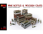 Wine Bottles - Wooden Crates 1:35 miniart MNA35571