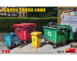 Plastic Trash Cans 1:35 miniart MNA35617