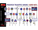 French Traffic signs 1930-40's 1:35 miniart MNA35645