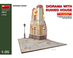 Diorama w/Ruined House 1:35 miniart MNA36012