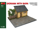 Diorama w/Barn 1:35 miniart MNA36032