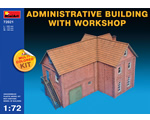 Administrative Building with Workshop (Multicolored kit) 1:72 miniart MNA72021