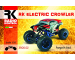 Automodello Crowler 4WD 1:10 2,4 GHz Rosso/Nero RTR radiokontrol RKO3500-02
