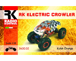 Automodello Crowler 4WD 1:18 2,4 GHz Bianco/Arancio RTR radiokontrol RKO3600-02
