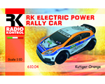 Automodello Rally Truck 4WD 1:10 2,4 GHz Bianco/Arancio RTR radiokontrol RKO610-04