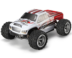 Automodello Monster Truck 4WD 1:18 2,4 GHz Bianco/Rosso RTR radiokontrol WLTA979-B