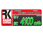 Batteria LiPo 7,4 V 2S 4100 mAh 25C radiokontrol YTO90081