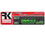 Batteria LiPo 7,4 V 2S 6500 mAh 70C radiokontrol YTO90160