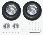 Cerchi posteriori alluminio (2 pz) tamiya TA56513