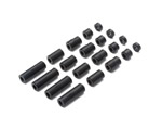 Set spessori alluminio Black TKC25 (2 pz) tamiya TA92432