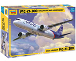 Civil airliner Irkut MC-21-300 1:144 zvezda ZV7033